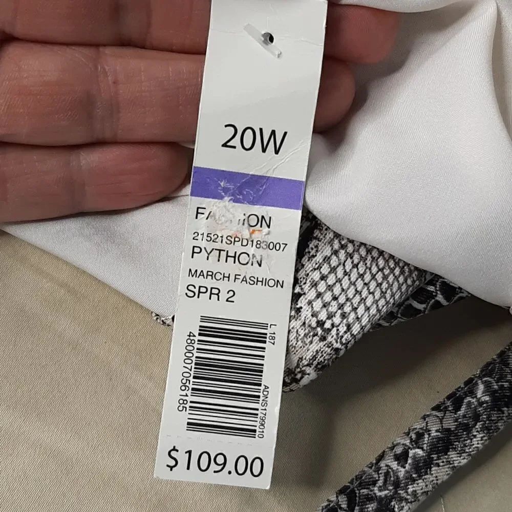 NWT The Limited Python Wrap Dress - Picture 9 of 16
